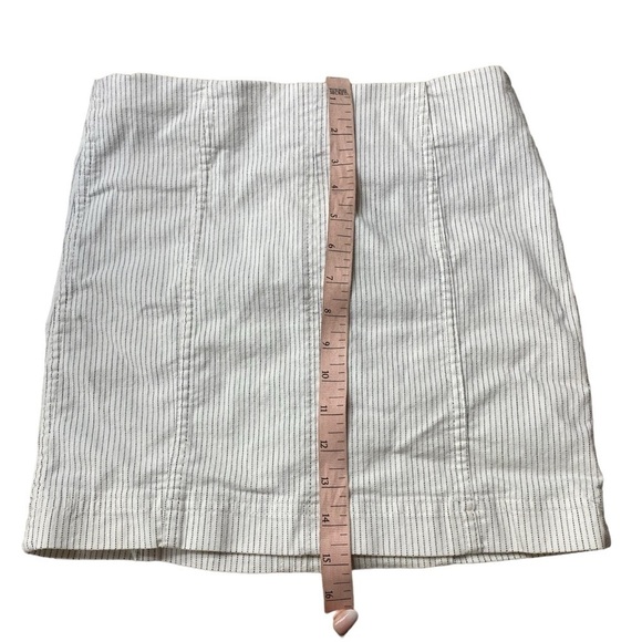 Free People Dotted Stripes Black And White Mini Skirt Women’s Size 2 - Picture 4 of 5